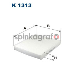 Filtr kabiny FILTRON K 1313 | AUDI,SEAT,SKODA,VW (6R0820367)