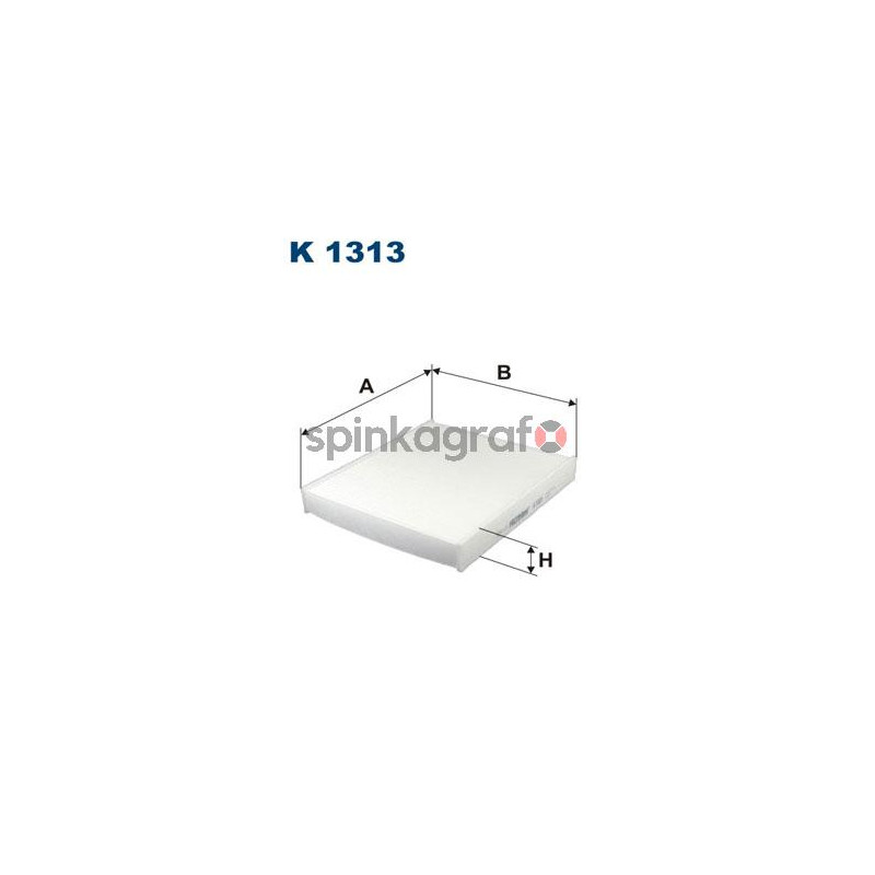 Filtr kabiny FILTRON K 1313 | AUDI,SEAT,SKODA,VW (6R0820367) Filtr kabiny FILTRON K 1313 | AUDI,SEAT,SKODA,VW (6R0820367)