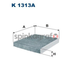 Filtr kabiny FILTRON K 1313A | AUDI,LAMBORGHINI,MERCEDES-BENZ,PORSCHE,SEAT (6R0819653,A4638300018,JZW819653F)
