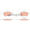 Klocki hamulcowe (przód) TRW GDB1687 | RENAULT LAGUNA II, MEGANE II  (7701208183)