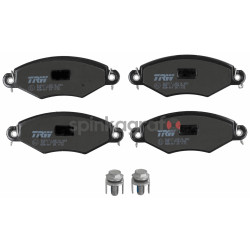 Klocki hamulcowe (przód) TRW GDB1361 |  PEUGEOT 206, 306 1.1-1.9D 04.93-