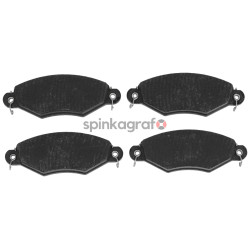 Klocki hamulcowe (przód) TRW GDB1361 |  PEUGEOT 206, 306 1.1-1.9D 04.93-
