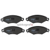 Klocki hamulcowe (przód) TRW GDB1361 |  PEUGEOT 206, 306 1.1-1.9D 04.93-