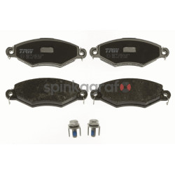 Klocki hamulcowe (przód) TRW GDB1361 |  PEUGEOT 206, 306 1.1-1.9D 04.93-