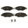 Klocki hamulcowe (przód) TRW GDB1361 |  PEUGEOT 206, 306 1.1-1.9D 04.93-