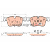 Klocki hamulcowe (przód) TRW GDB2035 | CITROEN C4 GRAND PICASSO, PEUGEOT 308 II 2013-&gt; (1609898580)