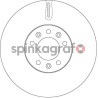 Tarcza hamulcowa ( przód ) TRW DF4849S | Citroen C5 08- Jumpy 07- Peugeot Expert 07-