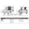 Rozrusznik DENSO DSN3013 | CITROËN,FIAT,PEUGEOT 1349920080,1611206880,1614379980,51779086,51832958