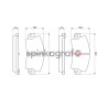 Klocki hamulcowe (przód) BOSCH 0986463490 | RENAULT,TALBOT (0030666300,0032708200,0032796000,0032863500,6025071055)