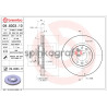 Tarcza hamulcowa ( przód ) BREMBO 09.8303.11 | PEUGEOT (4246P7,4246V4,4249L3)