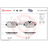 Klocki hamulcowe (przód) BREMBO P 06 037 | BMW (34121288889,34121288890,34212288889,34212288890,34216767145)