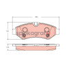 Klocki hamulcowe (przód) TRW GDB2422 | MERCEDES-BENZ 9104203700,A9104203700,A9104235600