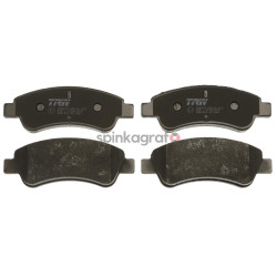 Klocki hamulcowe (przód) TRW GDB1463 | Peugeot 1007, 2008, 206, 207, 208, 301, Partner