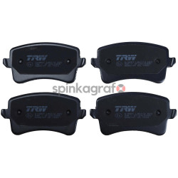 Klocki hamulcowe (przód) TRW GDB2107 | AUDI (8K0698451,8K0698451A)