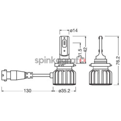 Żarówka halogenowa LED OSRAM 9005DWBRT-2HFB