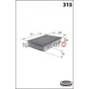 Filtr powietrza MECAFILTER ELP9045 | CITROEN C3/PEUGEOT 206 mot.1.4 HDi