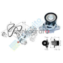 Napinacz paska osprzętu RENAULT 8200603359