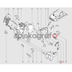 Potencjometr pedału gazu RENAULT 8200666173 | Renault Laguna II/Scenic II/Clio III)-&gt;(8200110893)