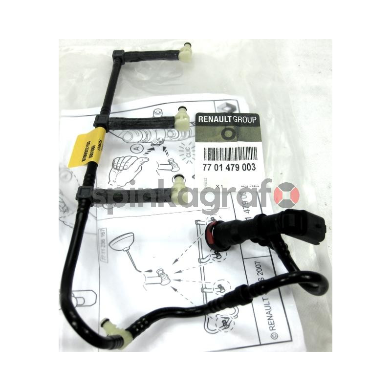 Przewód przelewowy paliwa RENAULT 7701479003 | RENAULT MEGANE 2 mot. 1.5DCI