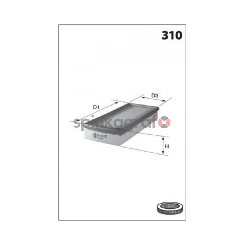 Filtr powietrza MECAFILTER ELP3730 | PEUGEOT 206, CITROEN XSARA, XSARA PICASSO Filtr powietrza MECAFILTER ELP3730 | PEUGEOT 206, CITROEN XSARA, XSARA PICASSO