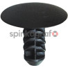 Spinka RESTAGRAF 9987 | mocowanie /spinki/do aut Renault czapka INSULATOR CLIPS - RENAULT wszystkie typy  Ø 6,5 mm torebka szt. 