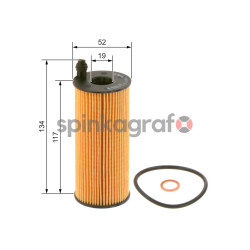 Filtr oleju BOSCH F026407123