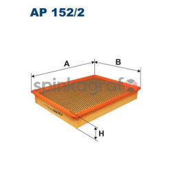 Filtr powietrza FILTRON AP 152/2 | FIAT,OPEL (13271385,24447072,5834070,73502069,835036)