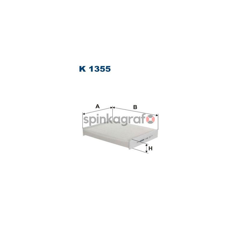 Filtr kabiny FILTRON K 1355 | NISSAN,RENAULT (272774BU0A) Filtr kabiny FILTRON K 1355 | NISSAN,RENAULT (272774BU0A)