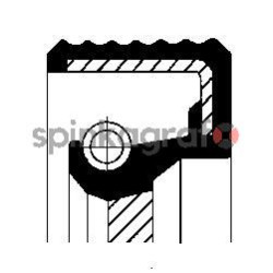 Uszczelniacz wału korbowego CORTECO 07011545B | Uszczelniacz 40x58x8 wału korbowego z przodu Citroen C15; Peugeot 309 I 1.1/1.3/