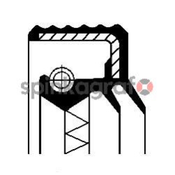 Uszczelniacz piasty koła CORTECO 12013926B | Uszczelniacz 70x90x10 piasty koła tył VW LT 2,4 /4WD/ 89- (291501317E,291501317F)
