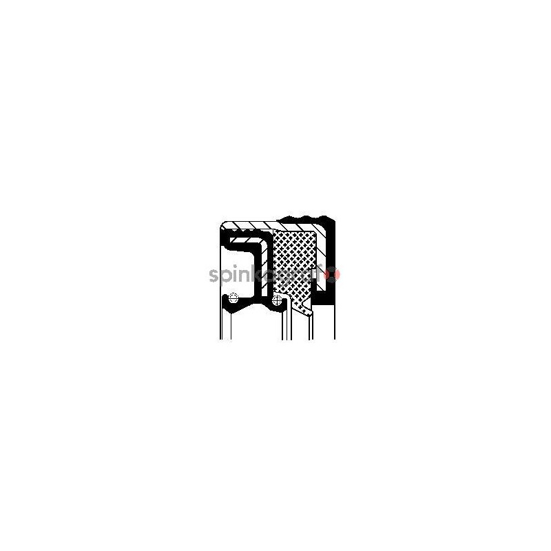 Uszczelniacz wału korbowego CORTECO 12013740B | Uszczelniacz 60x75x16 wału korbowego Dana; Landini; Maschio