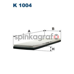 Filtr kabiny FILTRON K 1004 | AUDI,VW (893091400A,893091700,893819439,8A0819439,8A0819439A)