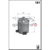 Filtr paliwa MECAFILTER ELG5404 | RENAULT (8200462324, 8200506046, 8200564638, 8200697875)