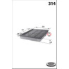 Filtr powietrza MECAFILTER ELP3664 | OPEL (09117557, 5834282, 835622, 90531003, 91155714, 9117557, 93192885)