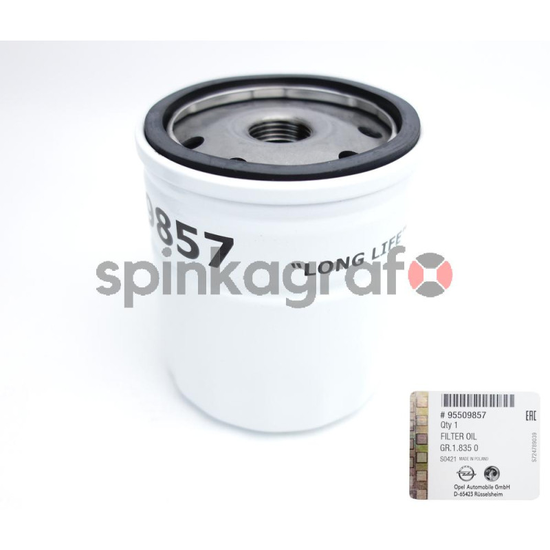 Filtr oleju OPEL 95509857 Filtr oleju OPEL 95509857