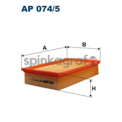 Filtr powietrza FILTRON AP 074/5 | FORD,MAZDA,VOLVO (1232095,1232494,1486703,30639701,35MU9601D1A)