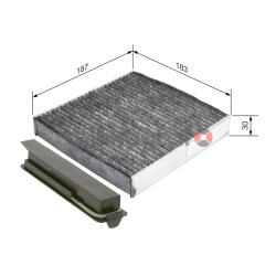 Filtr kabiny BOSCH 1987435501