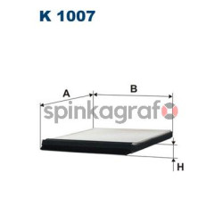 Filtr kabiny FILTRON K 1007 | CITROËN,PEUGEOT (6441EG,6441H7,6447AK,6447LV,6447Z4)