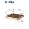 Filtr kabiny FILTRON K 1089A | RENAULT (272779759R,7701048749,7701049749)