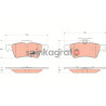Klocki hamulcowe (przód) TRW GDB1621 | CITROEN C5 III; PEUGEOT 508 I, 508 SW I; RENAULT ESPACE IV 1.5D-3.5 03.01,  MAZDA 5; NISS