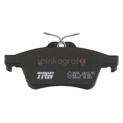 Klocki hamulcowe (przód) TRW GDB1621 | CITROEN C5 III; PEUGEOT 508 I, 508 SW I; RENAULT ESPACE IV 1.5D-3.5 03.01,  MAZDA 5; NISS