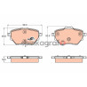 Klocki hamulcowe (przód) TRW GDB2036 | CITROEN C4 GRAND PICASSO II, C4 PICASSO II; PEUGEOT 3008 SUV, 308 II, 308 SW II 1.2-2.0D 