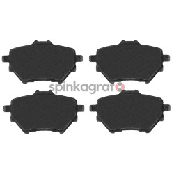 Klocki hamulcowe (przód) TRW GDB2036 | CITROEN C4 GRAND PICASSO II, C4 PICASSO II; PEUGEOT 3008 SUV, 308 II, 308 SW II 1.2-2.0D 