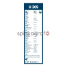 Pióro wycieraczki BOSCH 3397011630 | TOYOTA AVENSIS 09-, TOYOTA RAV 4 III 06-