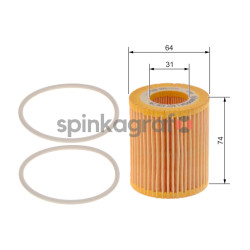 Filtr oleju BOSCH 1457429248 | ALFA ROMEO,FIAT,OPEL,SAAB,SUZUKI (1651079J50,1651079J50000,55189320,5650354,71737926)