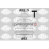Osłona półosi SASIC 1904045 | DACIA Dokker Lodgy      Cote roue / Wheel side (392413336R)
