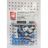 Zestaw spinek drzwi podstawowy RESTAGRAF 615005A | Zestaw mocowania /spinki/ drzwi przednich-tylnych /podstawowy/  FORD KUGA (CB