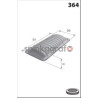 Filtr powietrza MECAFILTER ELP9494 | CITROËN,MITSUBISHI,PEUGEOT (1500A513,1609907380,MR968274,MZ690975)