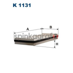 Filtr kabiny FILTRON K 1131 | RENAULT (7701056389,8200037998)
