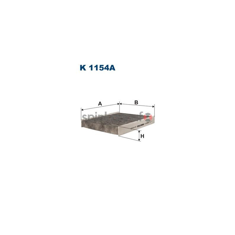 Filtr kabiny FILTRON K 1154A | FORD,VOLVO (1253220,1315687,1452344,1494697,1713180) Filtr kabiny FILTRON K 1154A | FORD,VOLVO (1253220,1315687,1452344,1494697,1713180)
